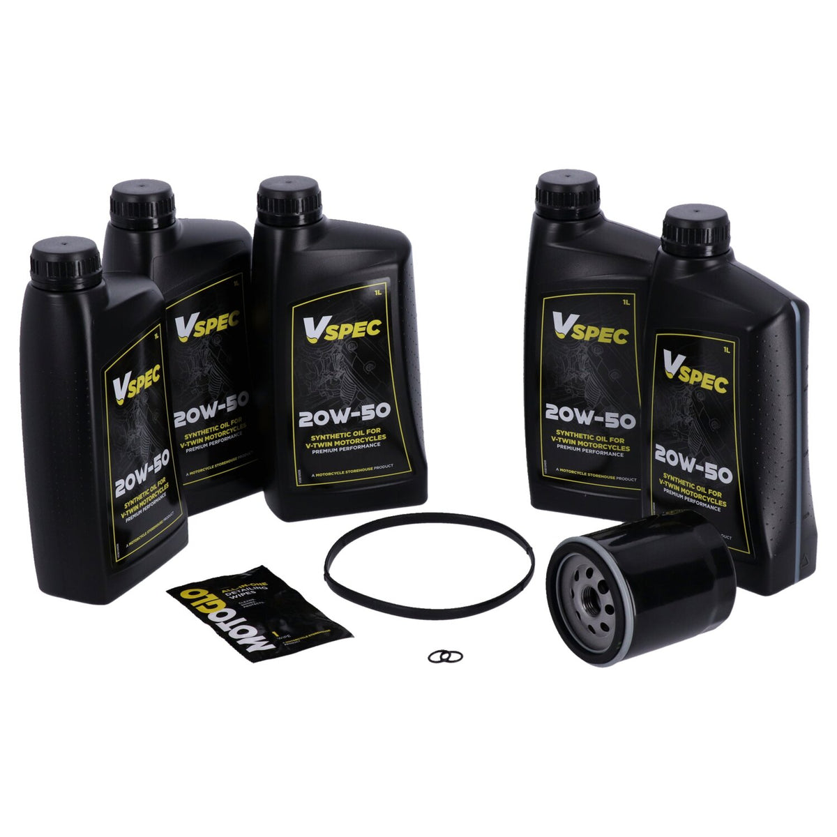 MCS, 'Big Oil' service kit. Full synthetic. Black filter
