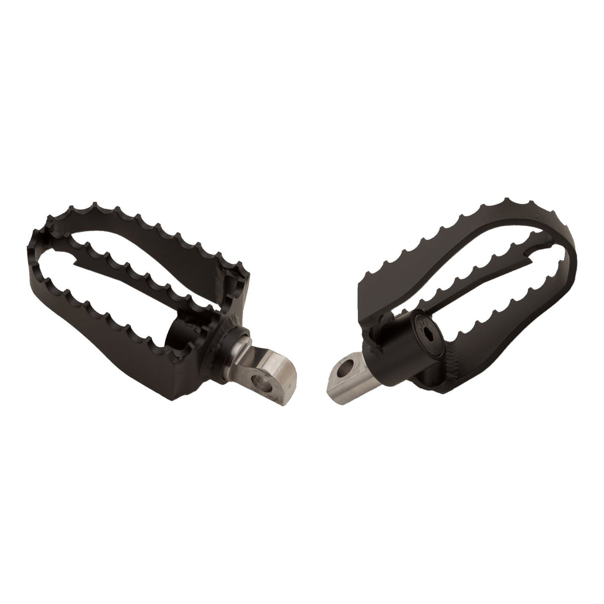 Burly, MX foot pegs. Black