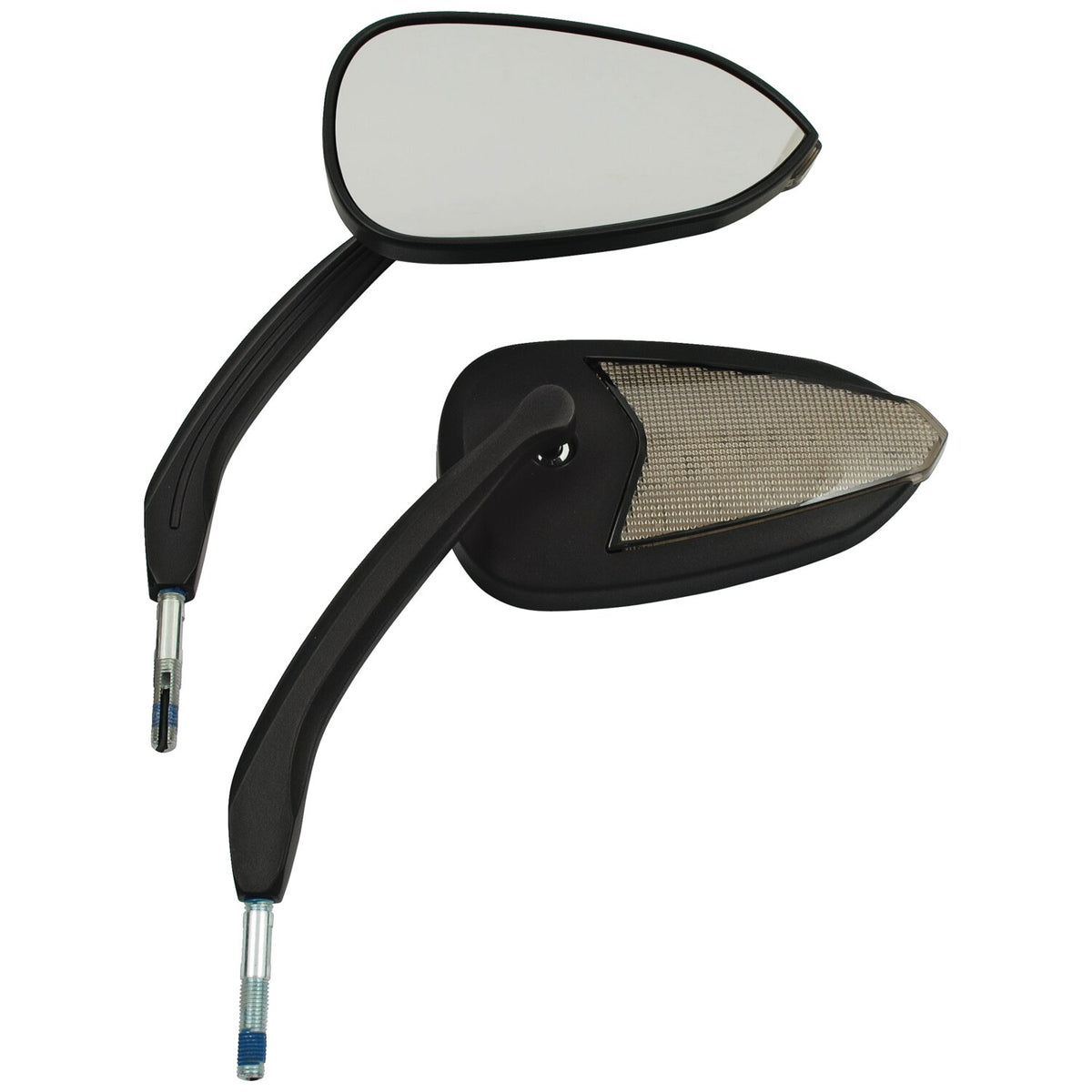 Fury, LED turn signal mirror set. Black