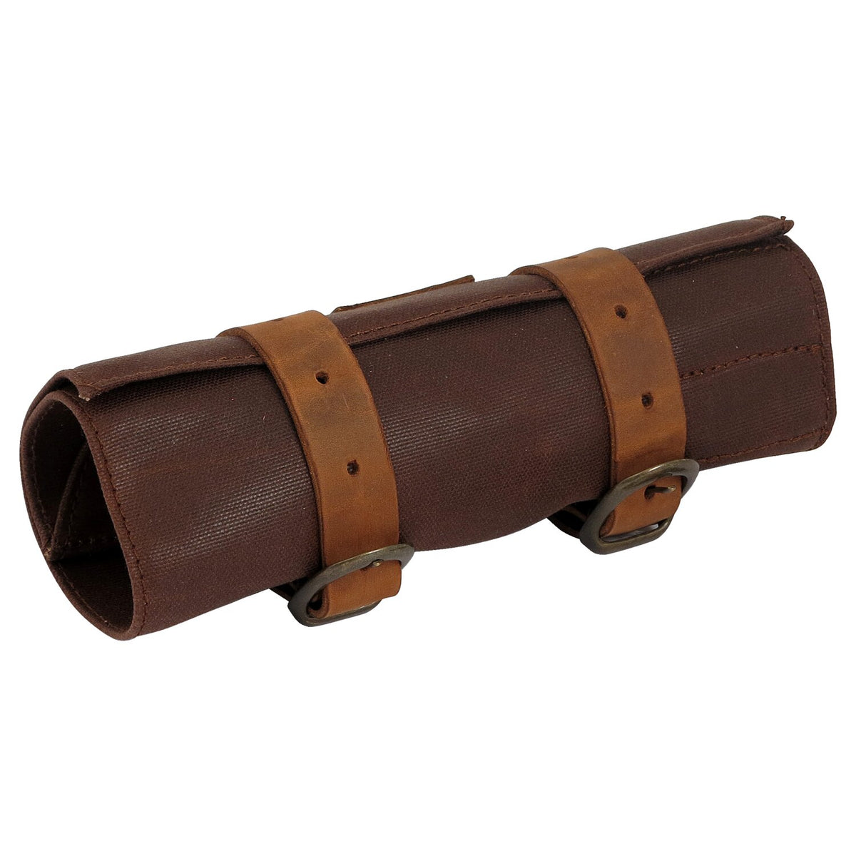 Longride, toolroll waxed cotton. Brown