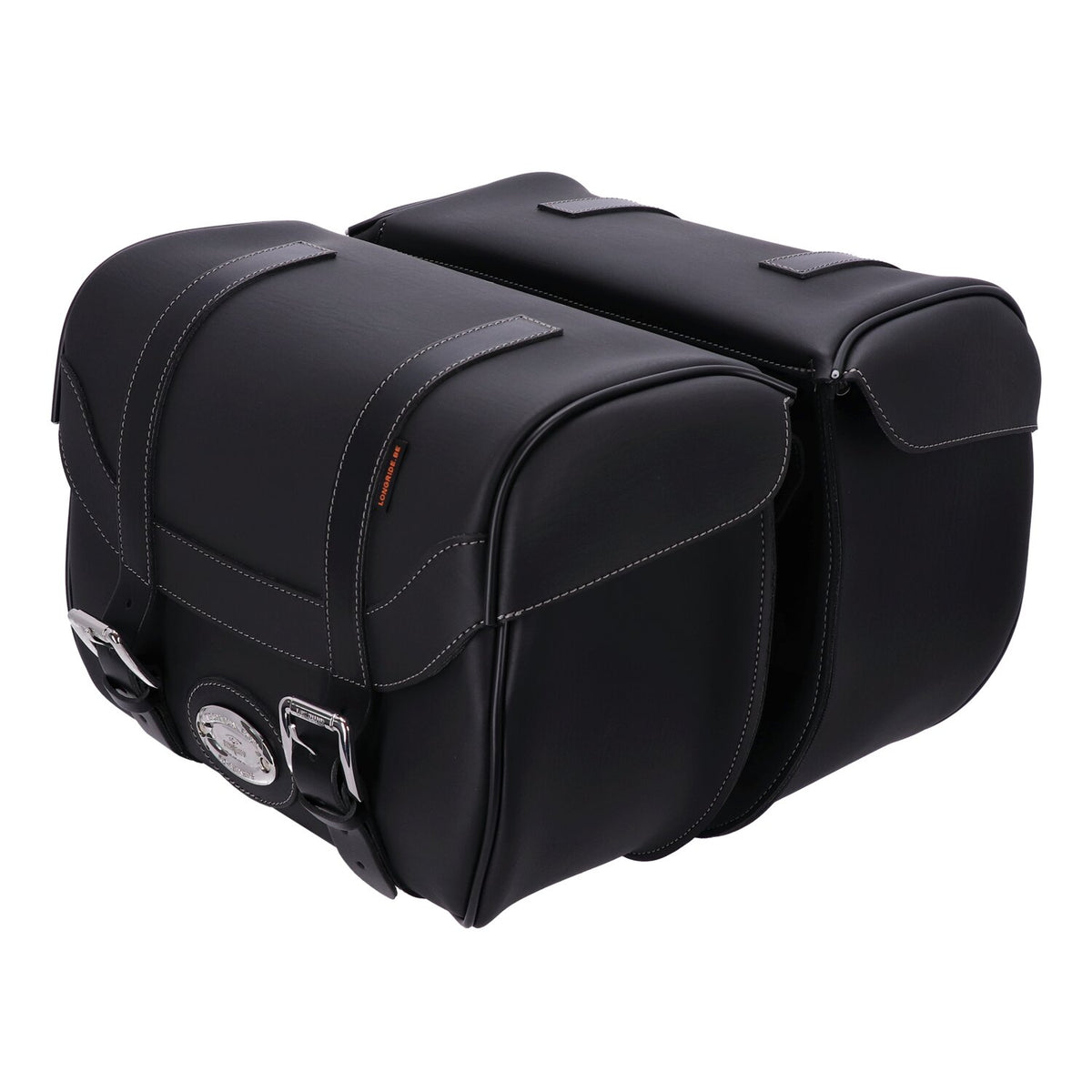 Longride, univ. Iparex saddlebags CIL2037. Black smooth