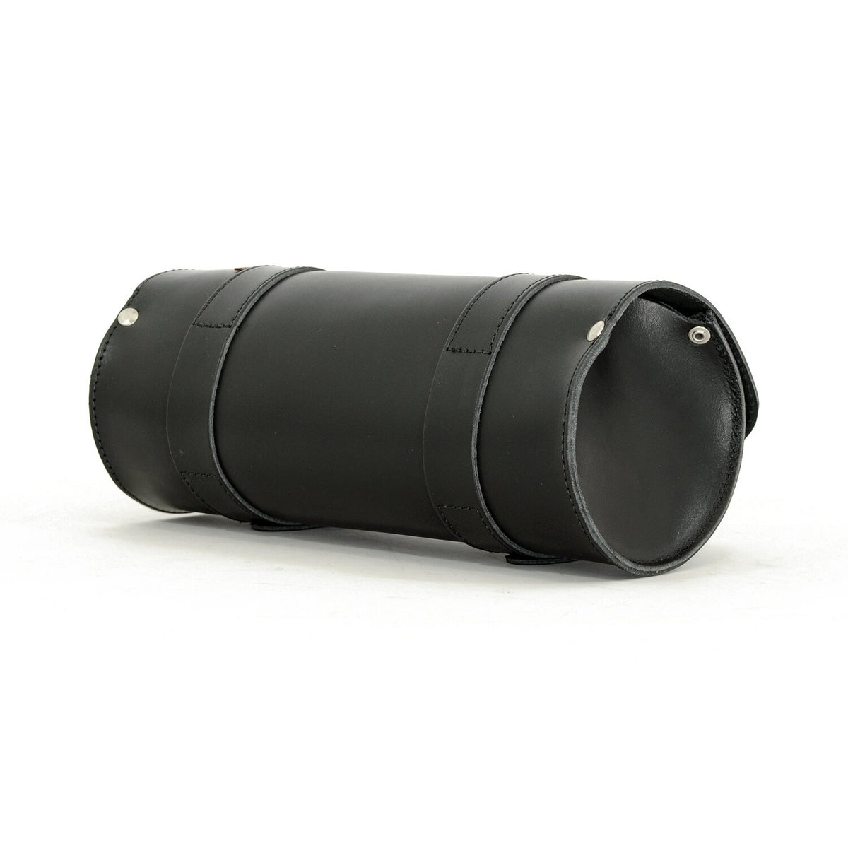 Longride, genuine leather tool roll 4L. Smooth black