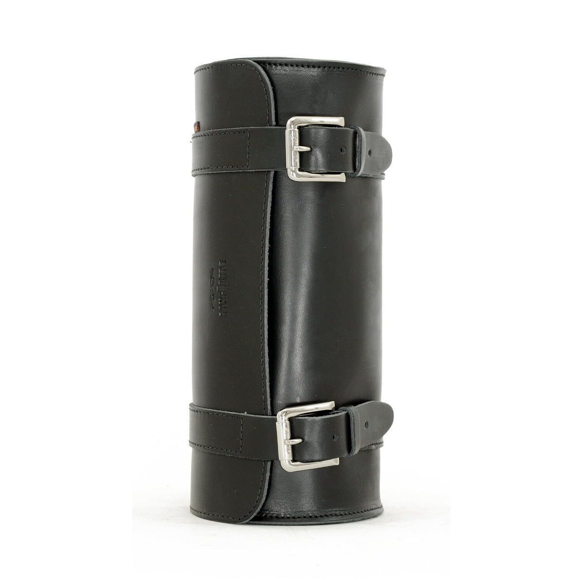Longride, genuine leather tool roll 6.5L. Smooth black