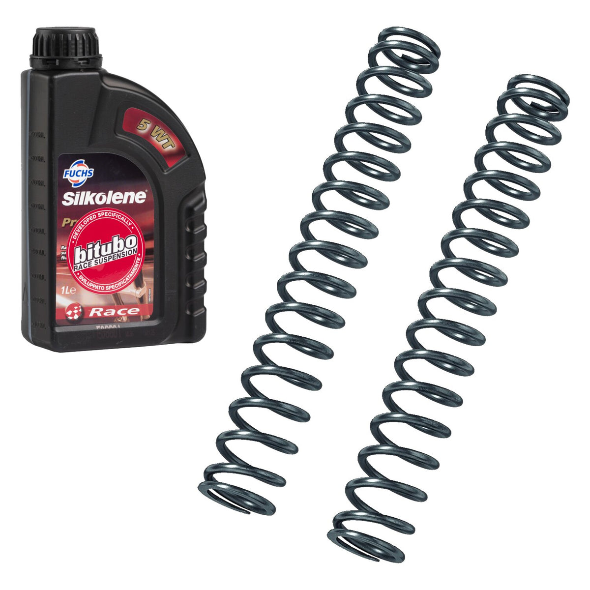 Bitubo, fork spring kit Breakout K=0.65 + 2 Lt. oil