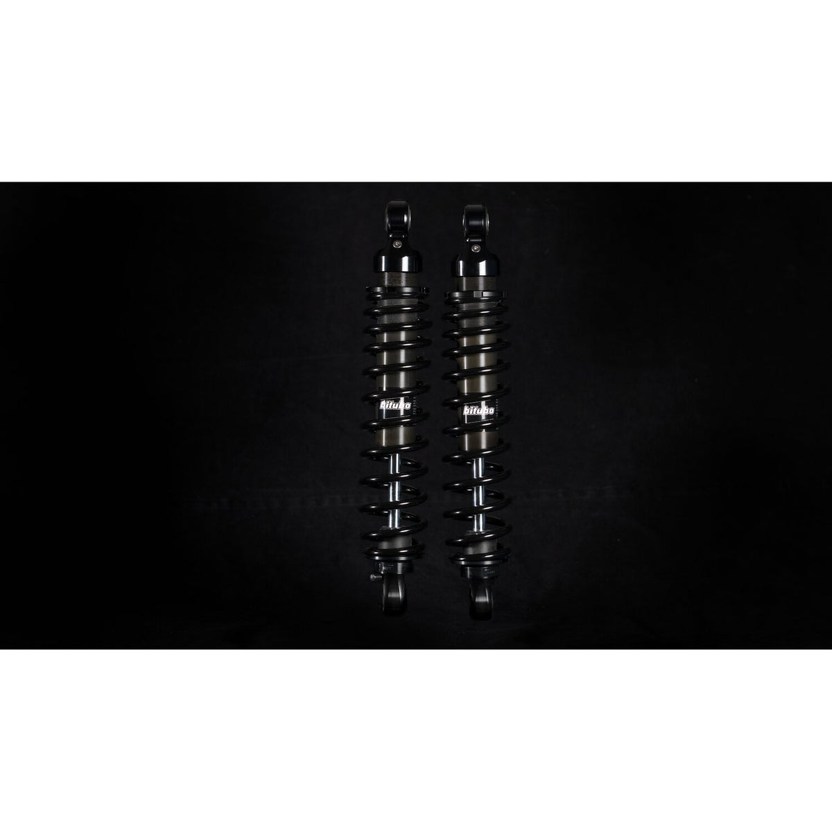 Bitubo, WME dual shock absorber set. Black. 336mm