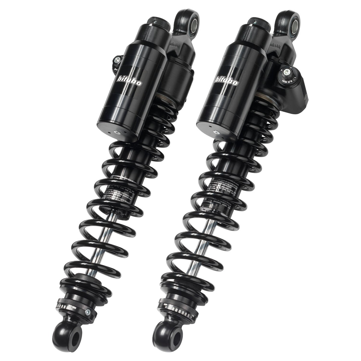 Bitubo, WMT dual shock absorber set. Piggyback. 306mm