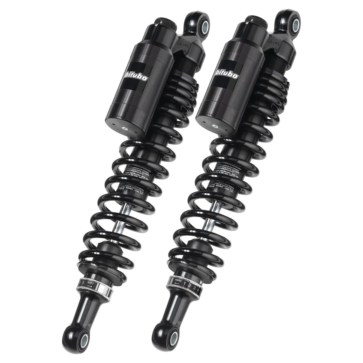 Bitubo, WMT dual shock absorber set. Piggyback. 356mm