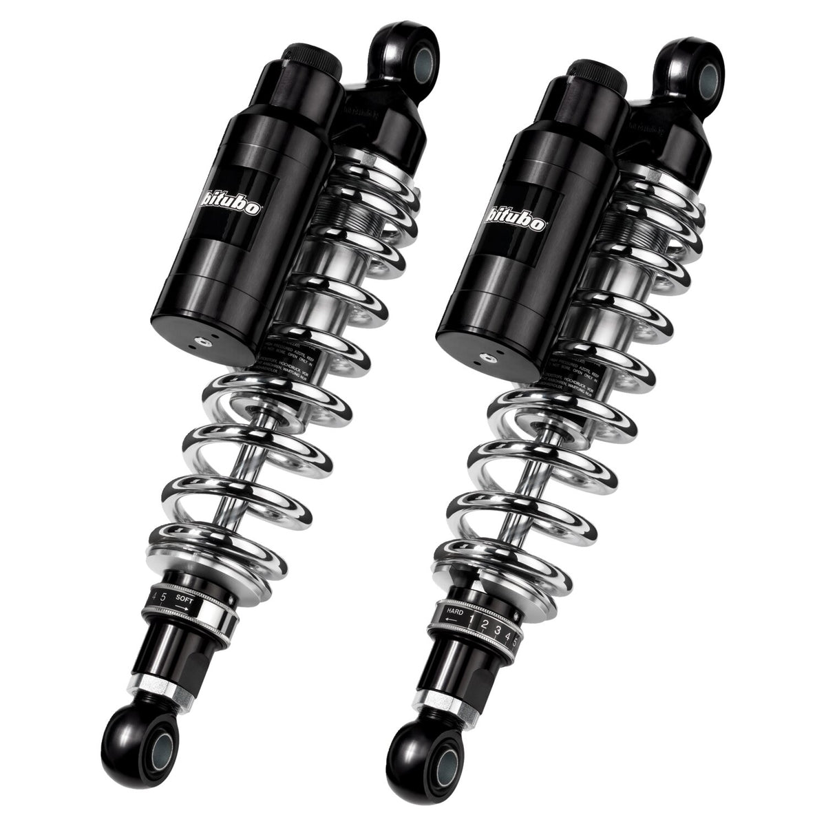 Bitubo, WMT dual shock absorber set. Piggyback. 330mm