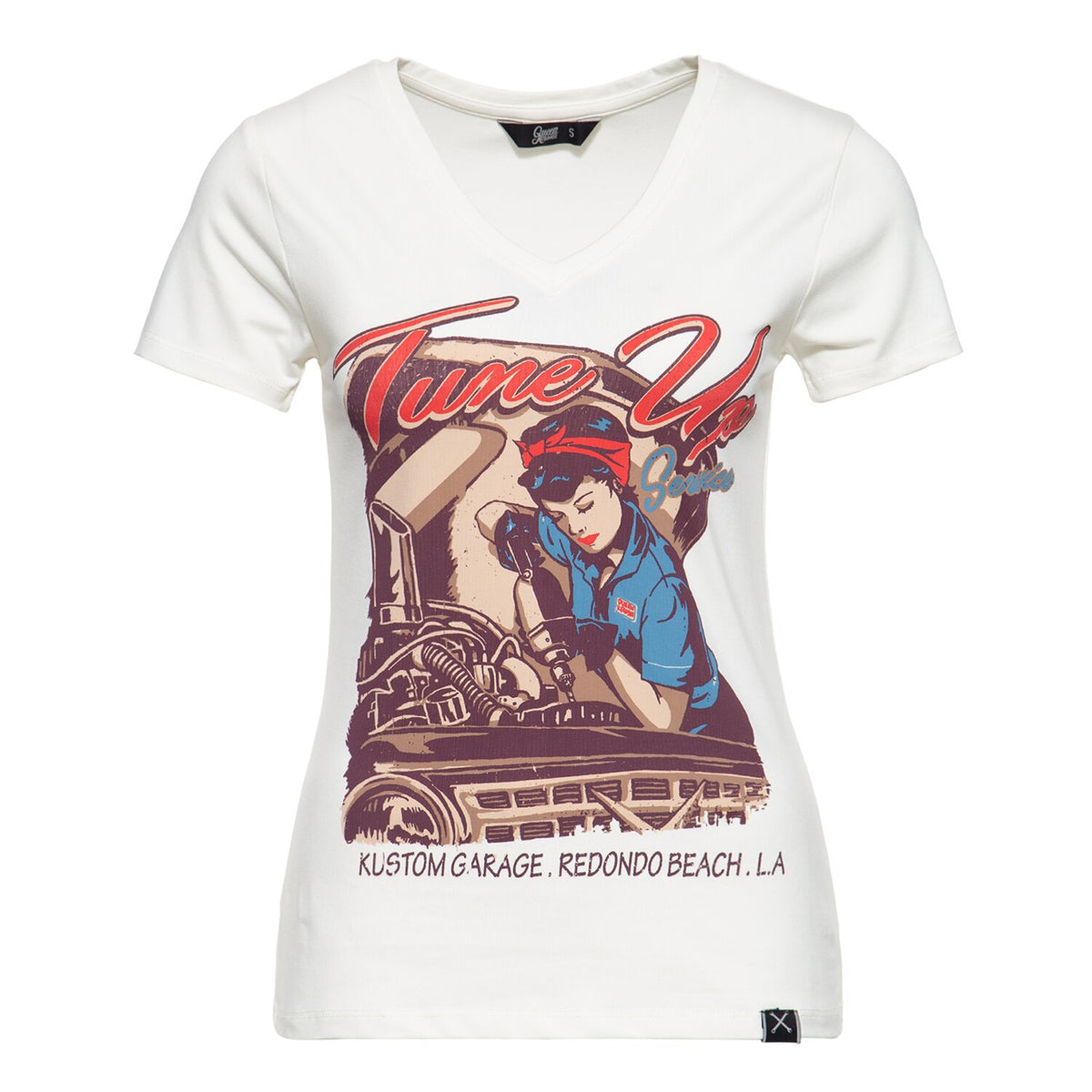 Queen Kerosin Tune Up t-shirt off white