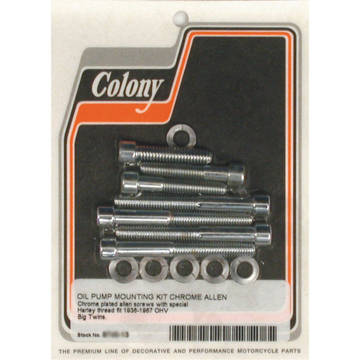 Colony oil pump mount kit allen