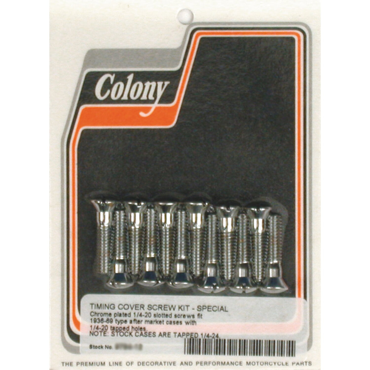 Colony cam cover mount kit, OEM style. Chrome