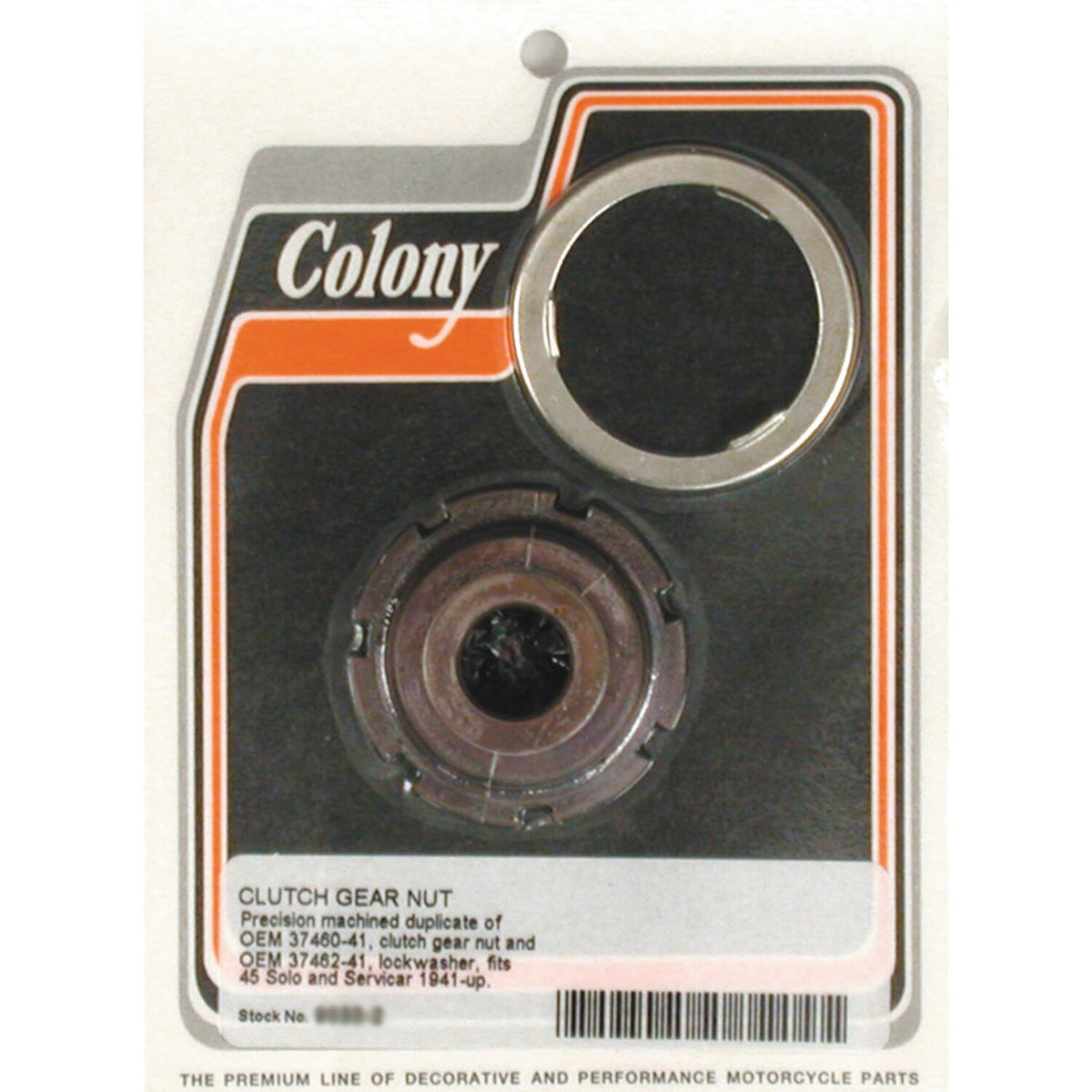 Colony clutch gear nut