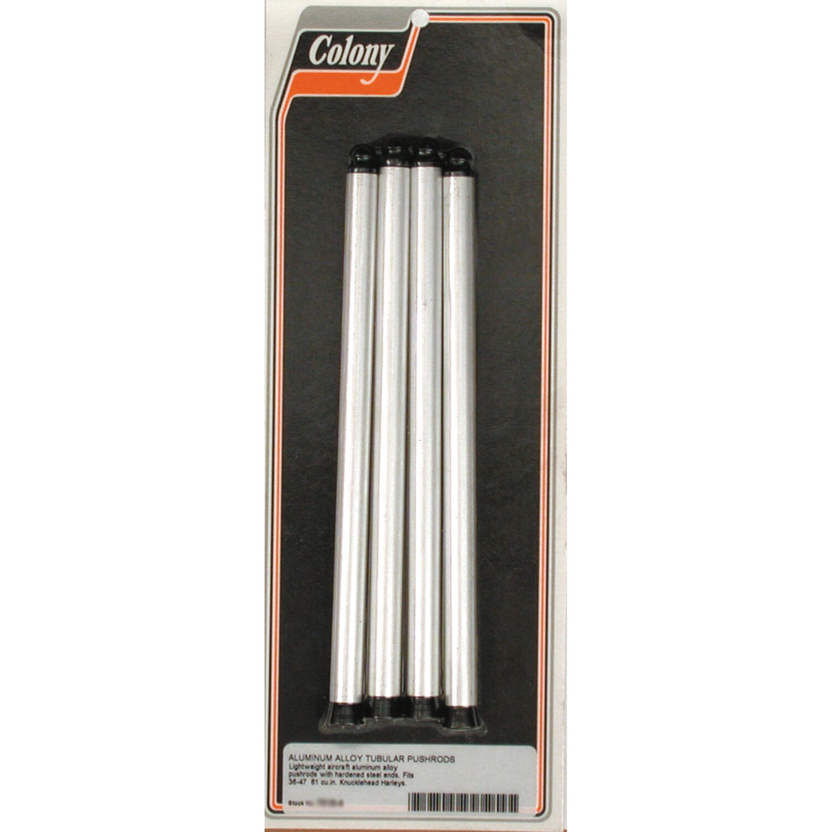 Colony, 61" Knuckle aluminum non-adj. pushrod set