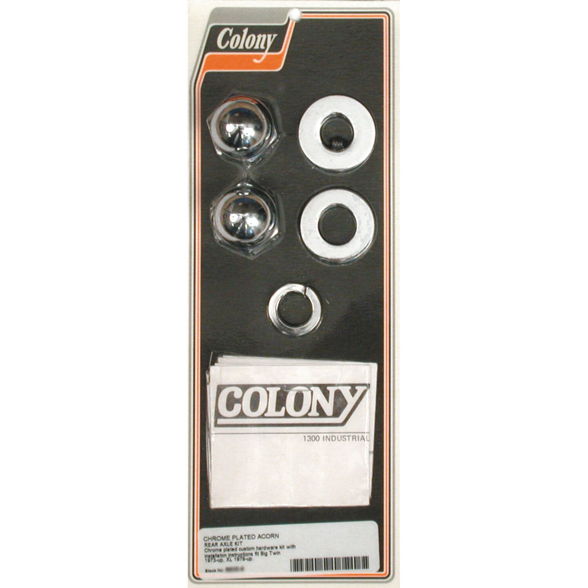 Colony rear axle acorn nut conv. Kit