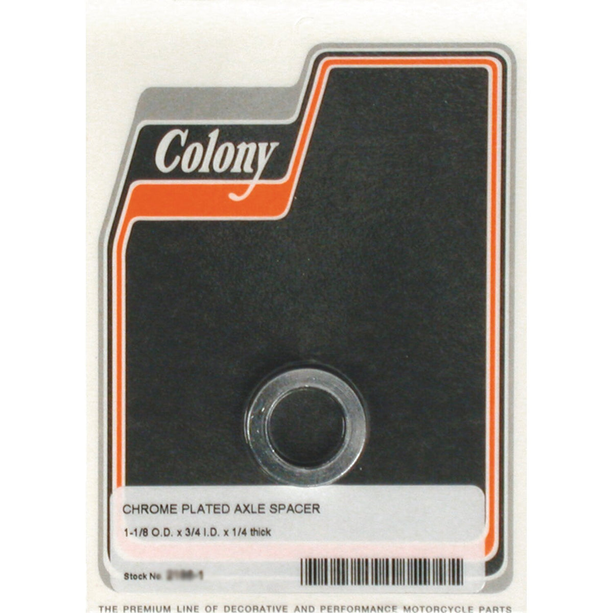 Colony univ. Axle spacer 1/4" long