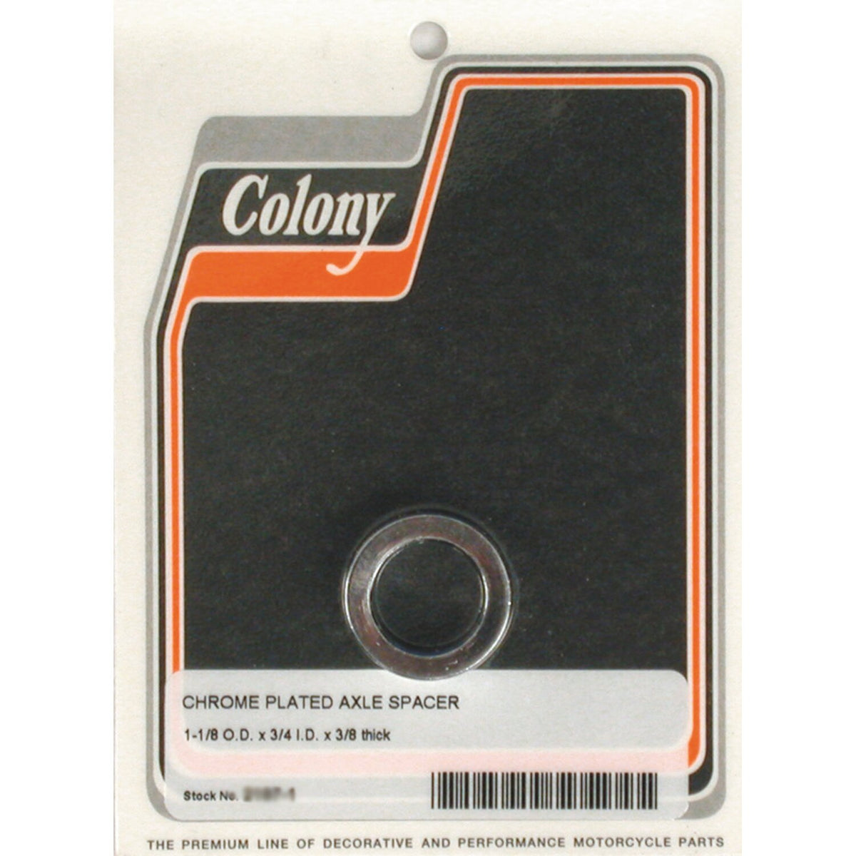 Colony univ. Axle spacer 3/8" long