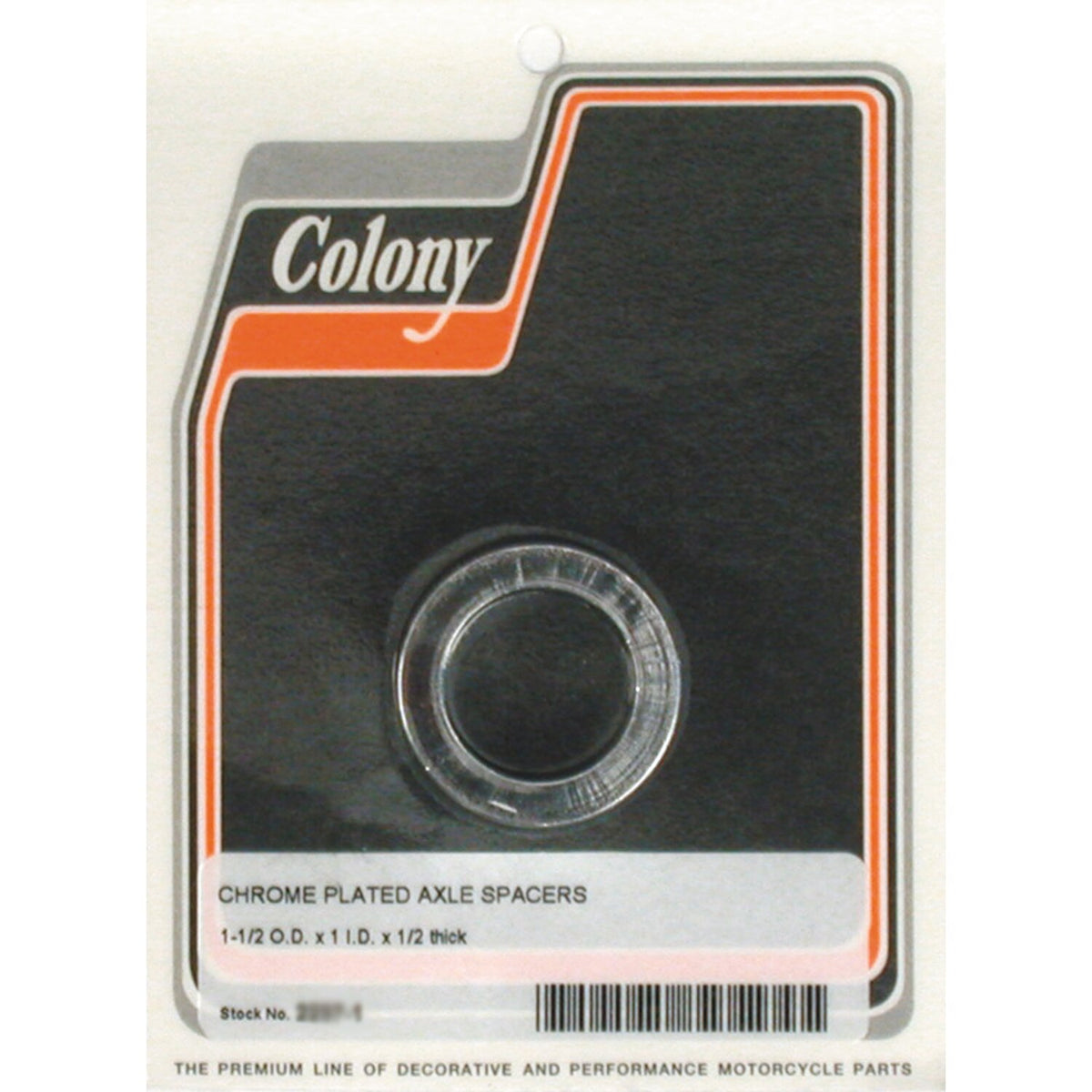 Colony univ. Axle spacers 1/2" long