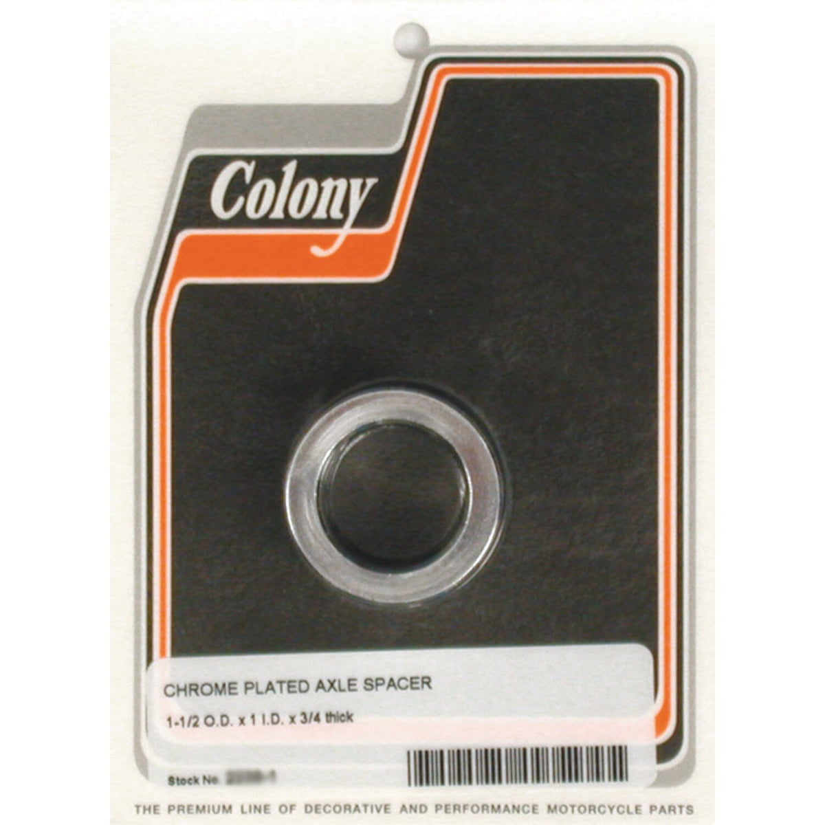 Colony univ. Axle spacers 3/4" long
