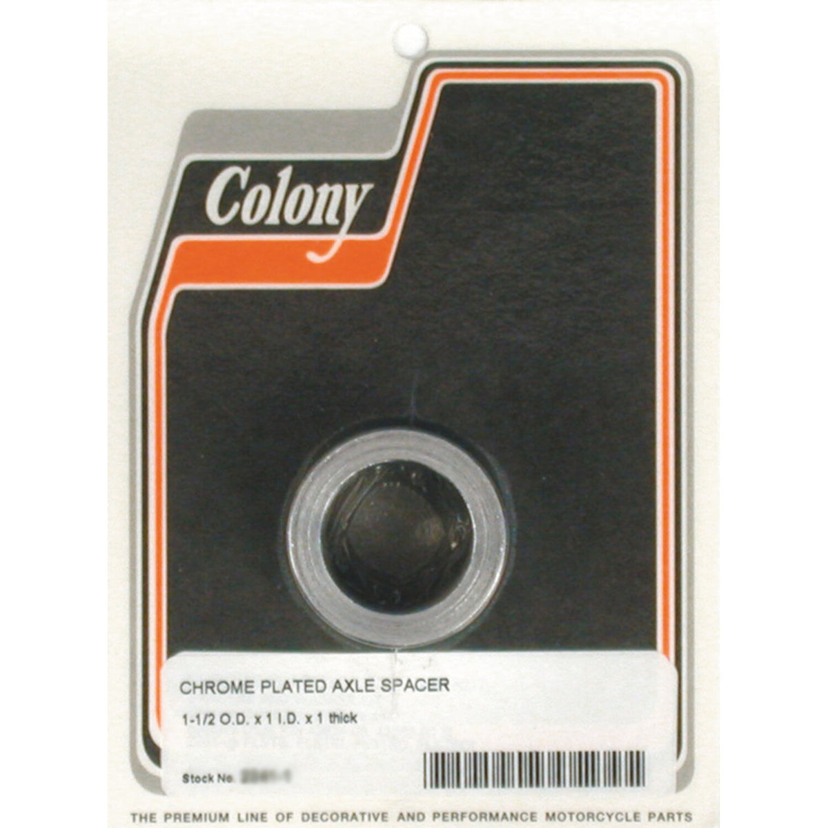 Colony univ. Axle spacers. 1" long