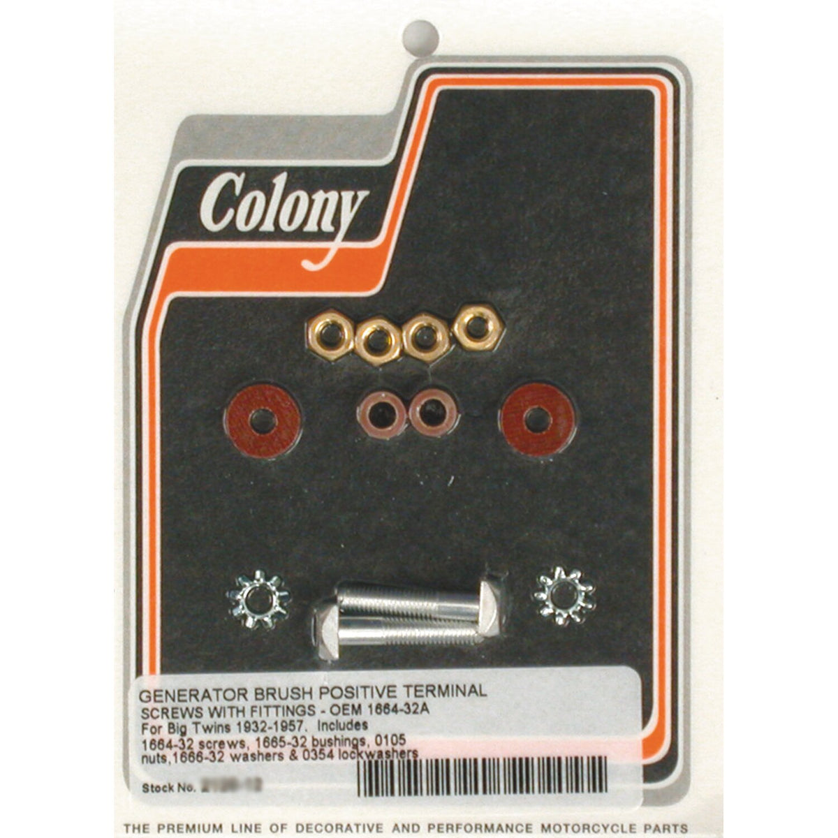 Colony, generator terminal positive screw kit