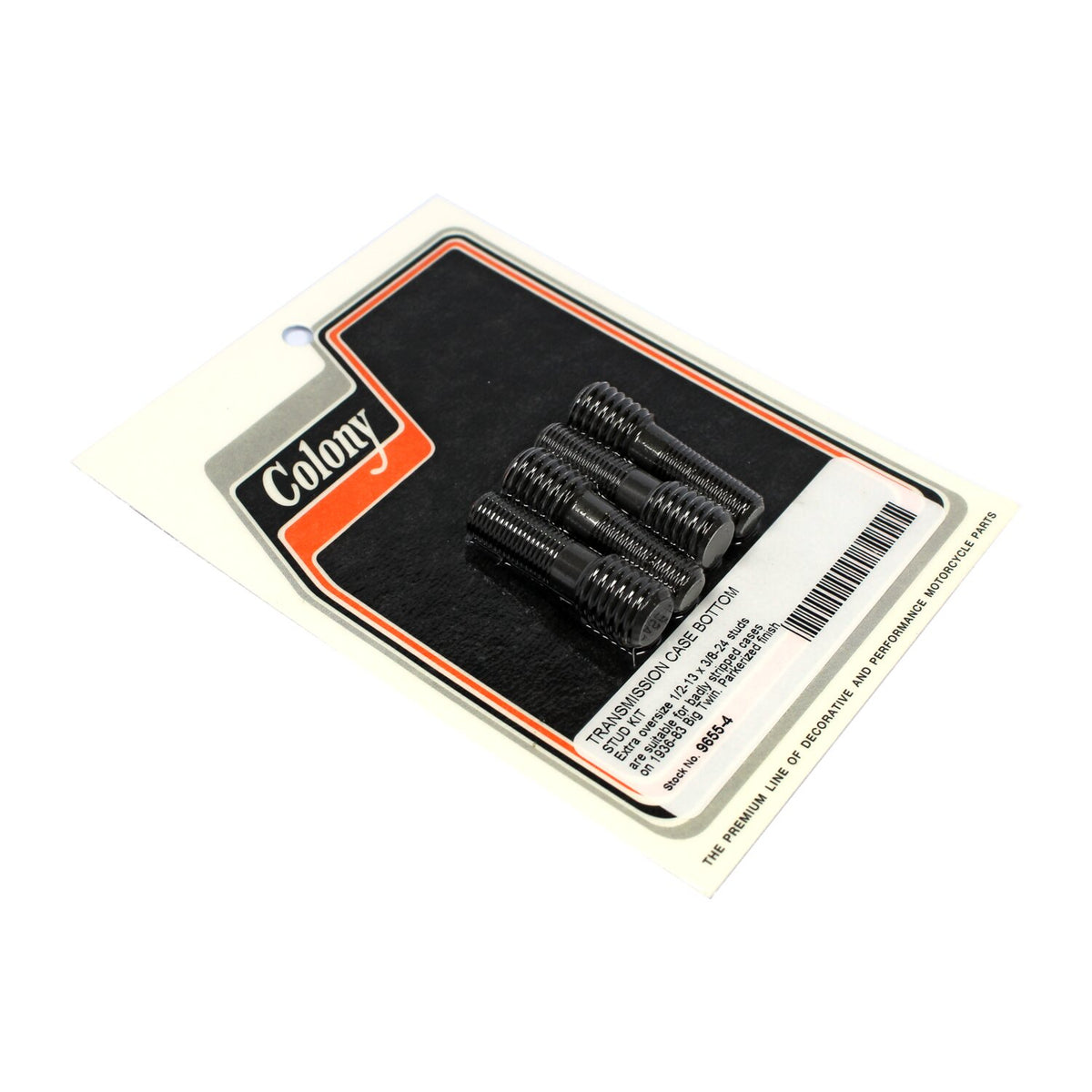 Colony, transmission to mount plate stud kit. Extra Oversize