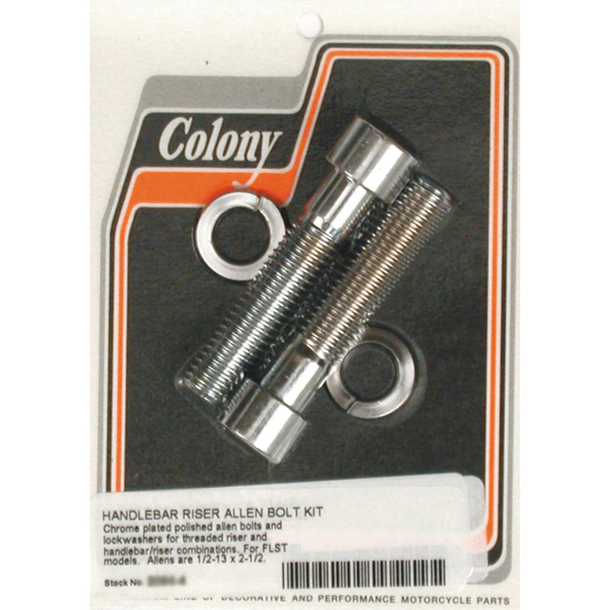 Colony riser bolt kit