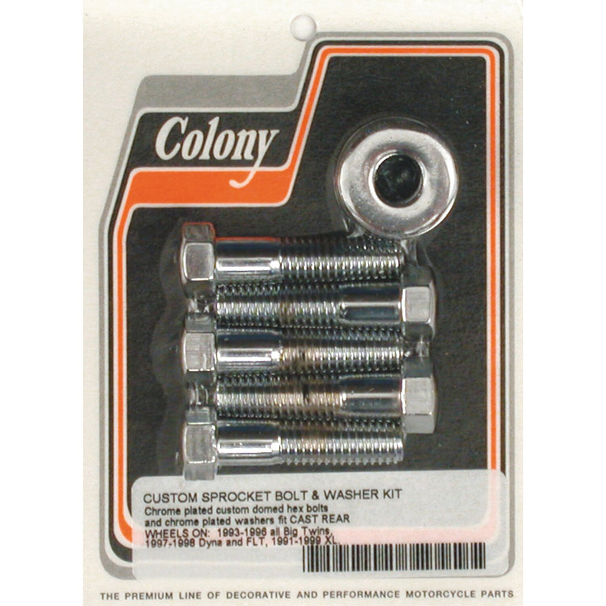 Colony, 7/16 sprocket bolt kit