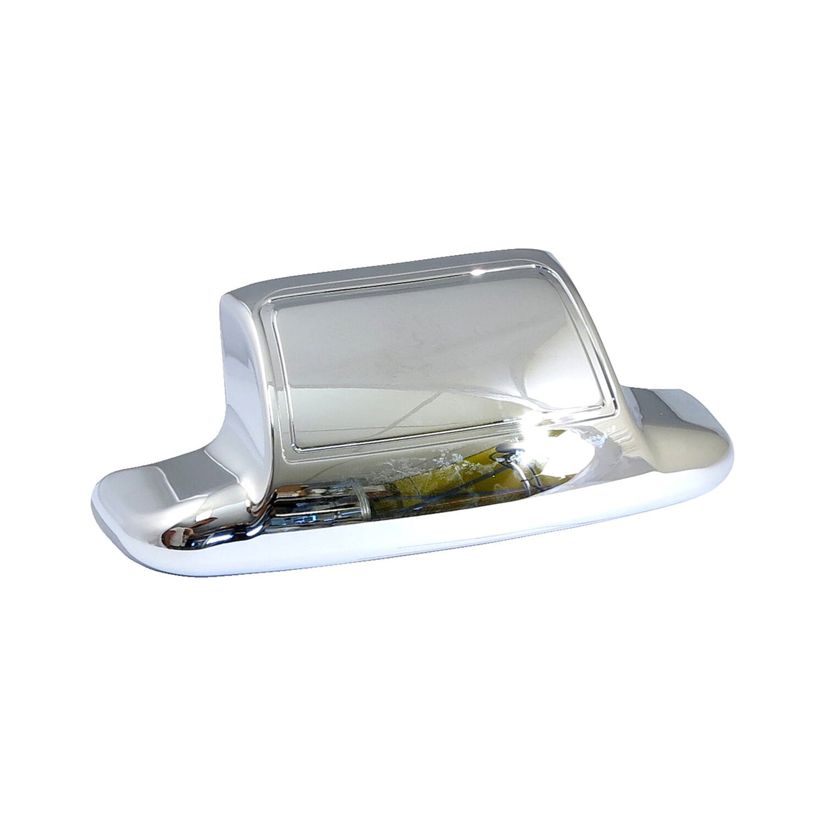 Rear fender tip 'Plain'. Chrome
