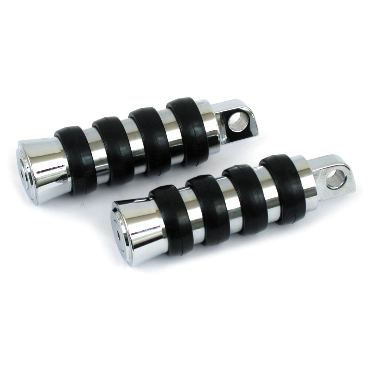 Cushion band foot pegs, small diameter. Chrome