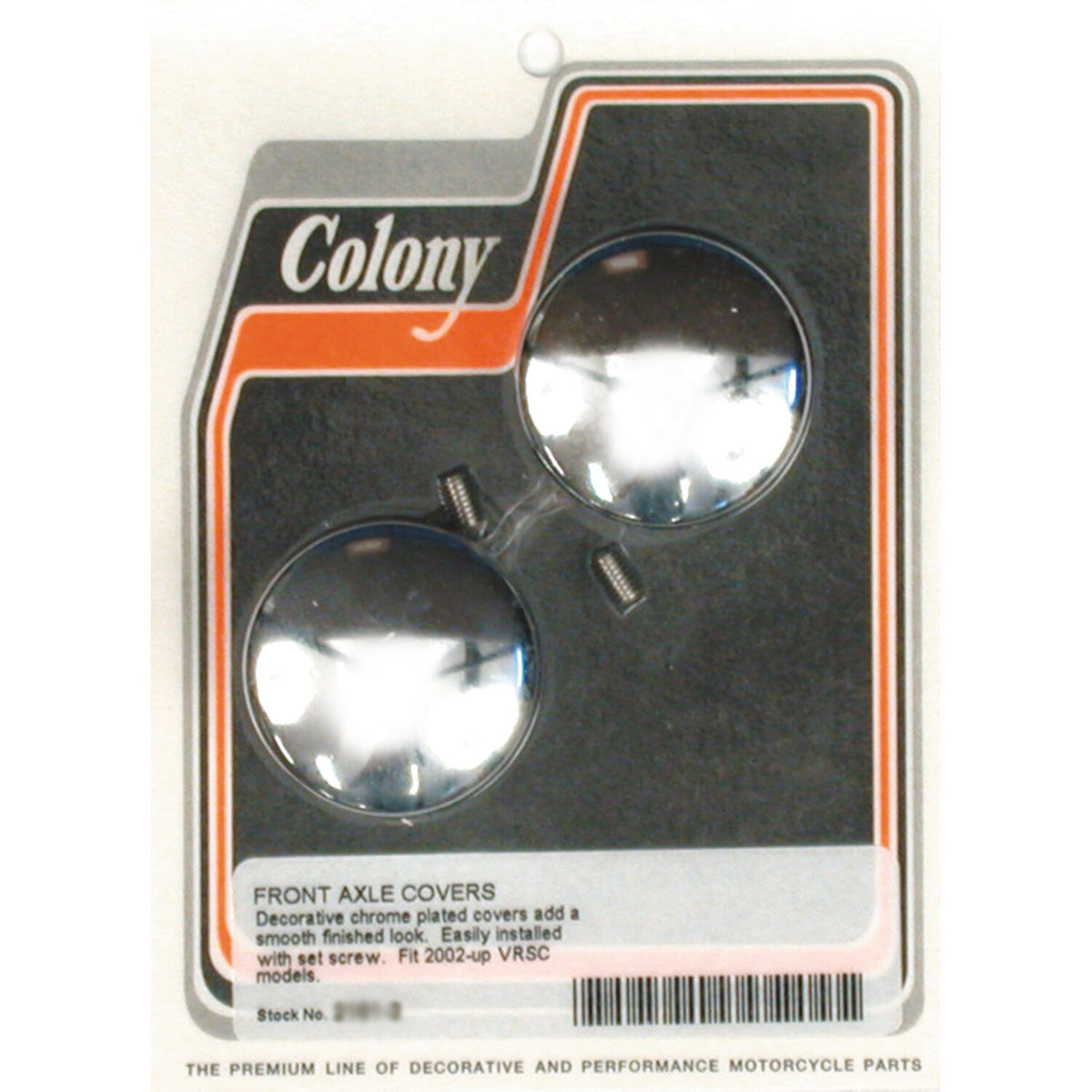 Colony V-Rod axle covers