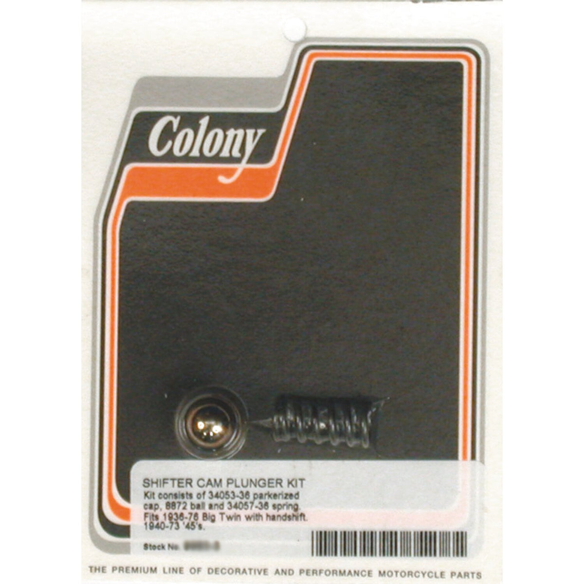 Colony, shifter cam follower kit
