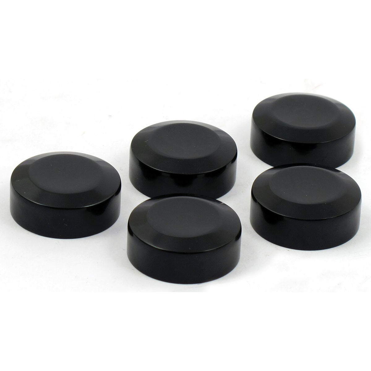 Rear pulley bolt cover kit. Black