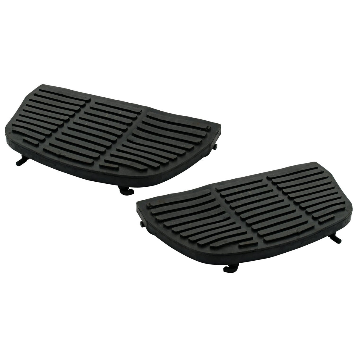 Passenger floorboard pad set. L86-95 texture. Black