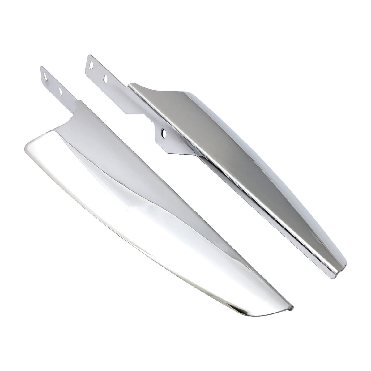 Wind deflector set. Chrome