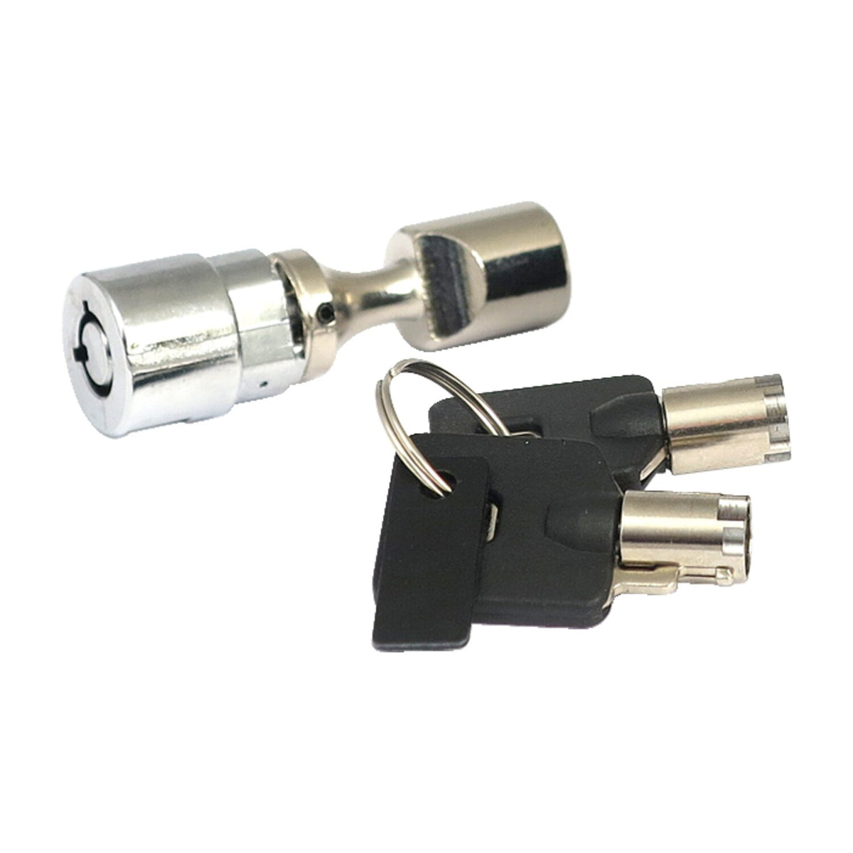 Steering head lock. Chrome