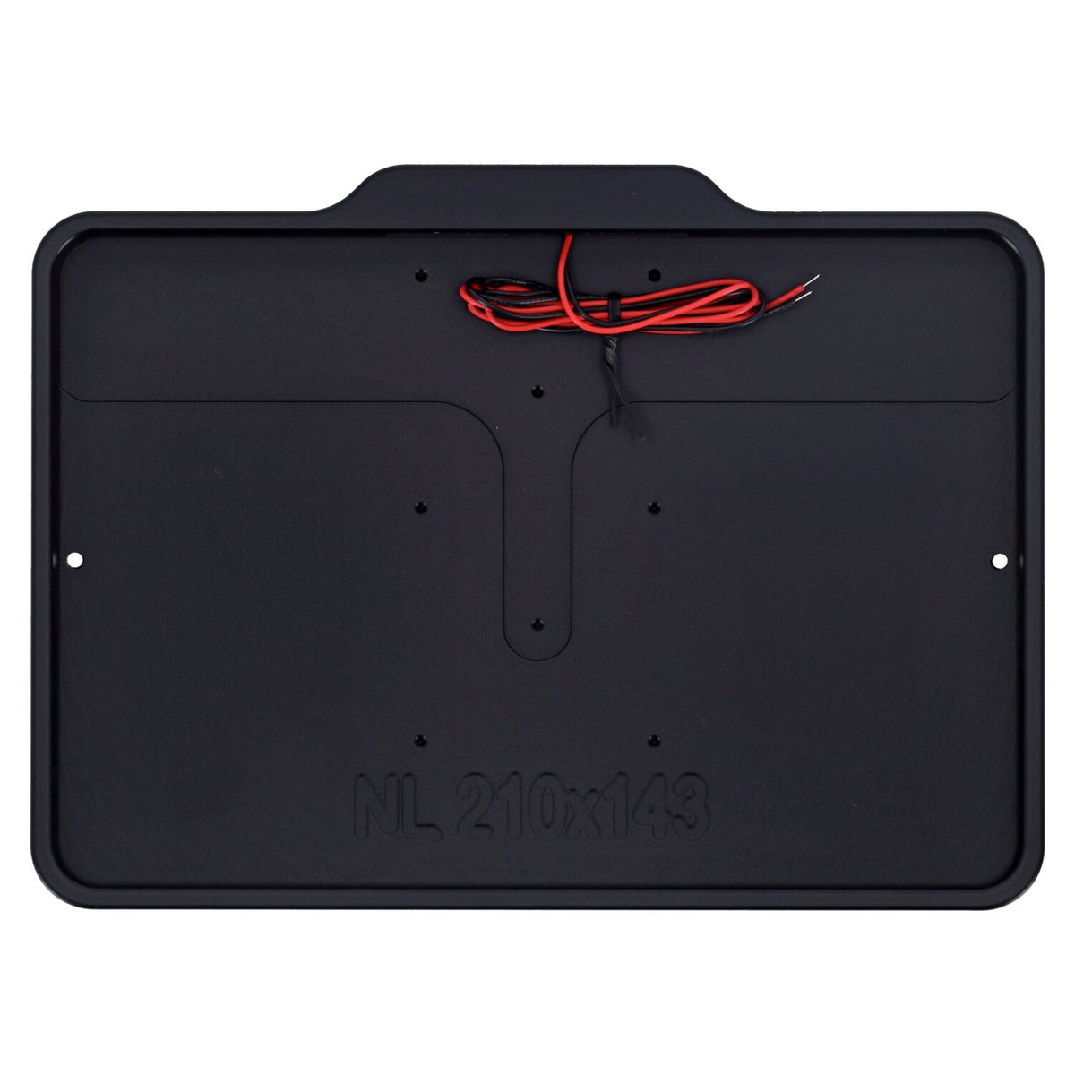 DMP, license plate frame with light 5.0 NL BE. Matte black