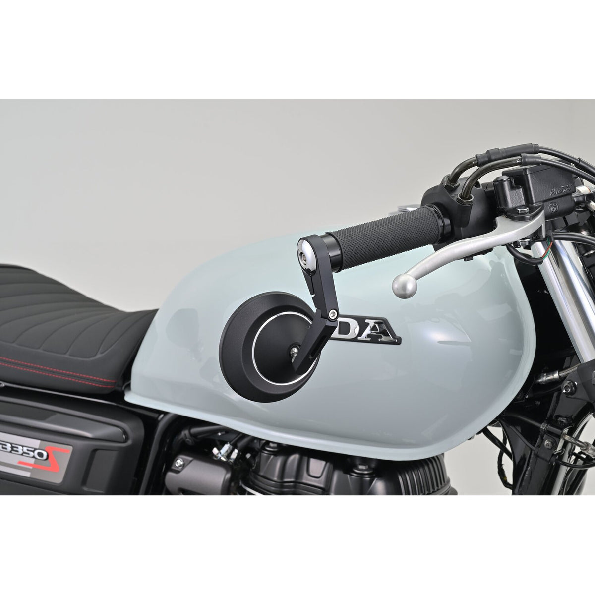 Daytona, bar end mirror adaptor set. Chrome