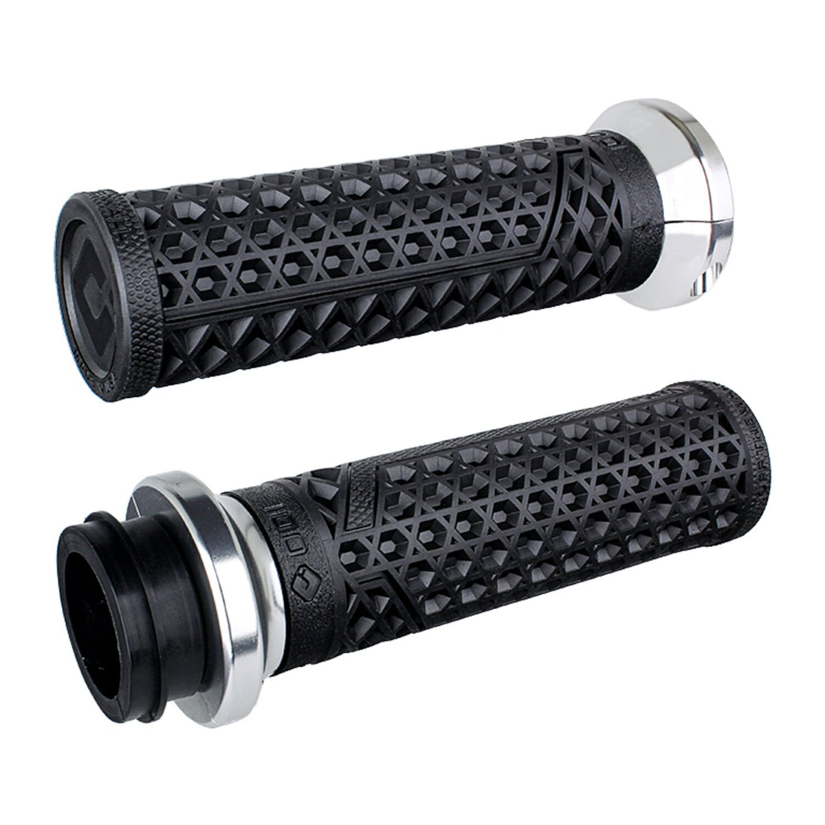 ODI, V-twin lock-on grips vans signature, tbw. black/silver