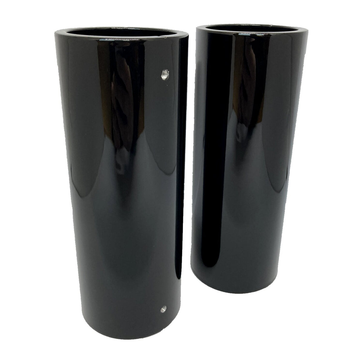 DMP, upper fork cover, 49mm. Gloss black