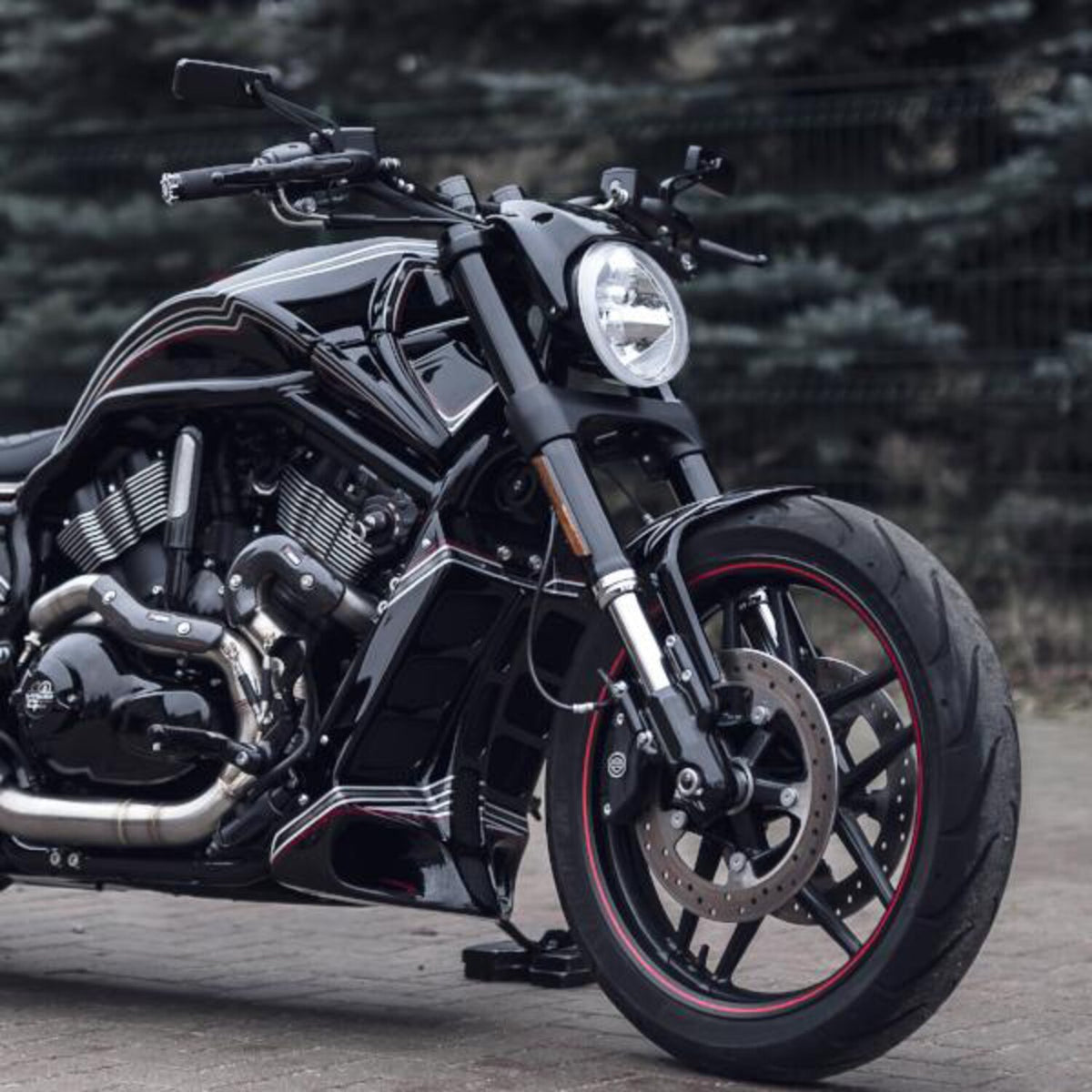 Killer Custom, V-Rod Headlight Lowering Kit