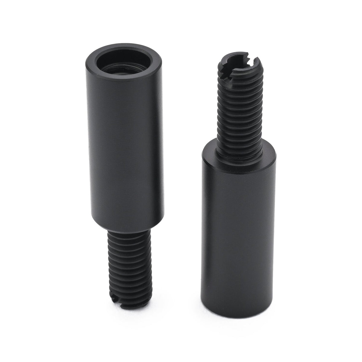Daytona, 8mm turn signal extension set. Black