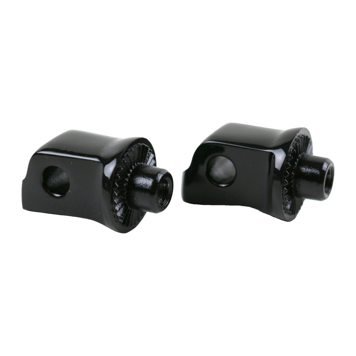Kodlin, splined passenger peg adapter. Black