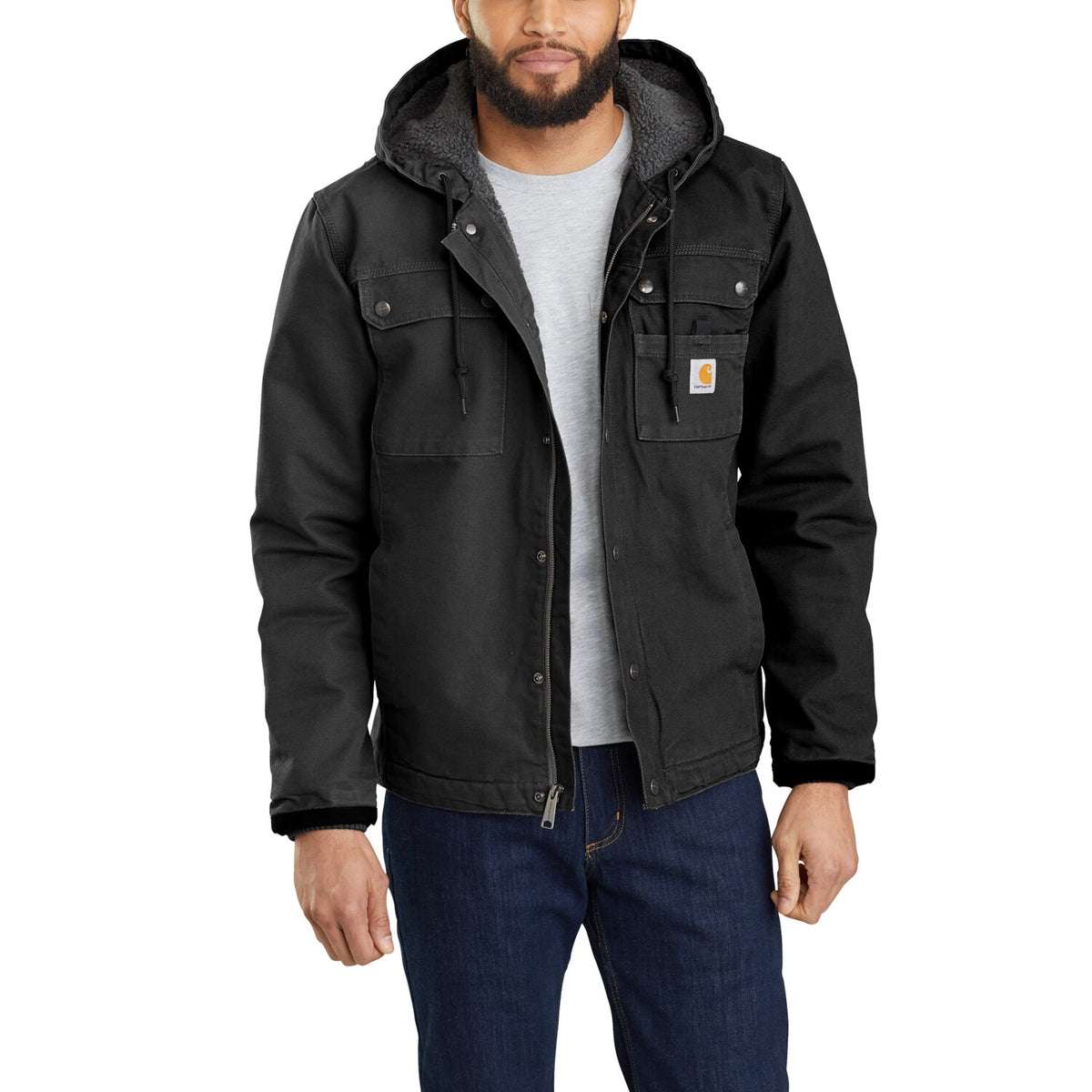 Carhartt Utility sherpa-lined jacket black