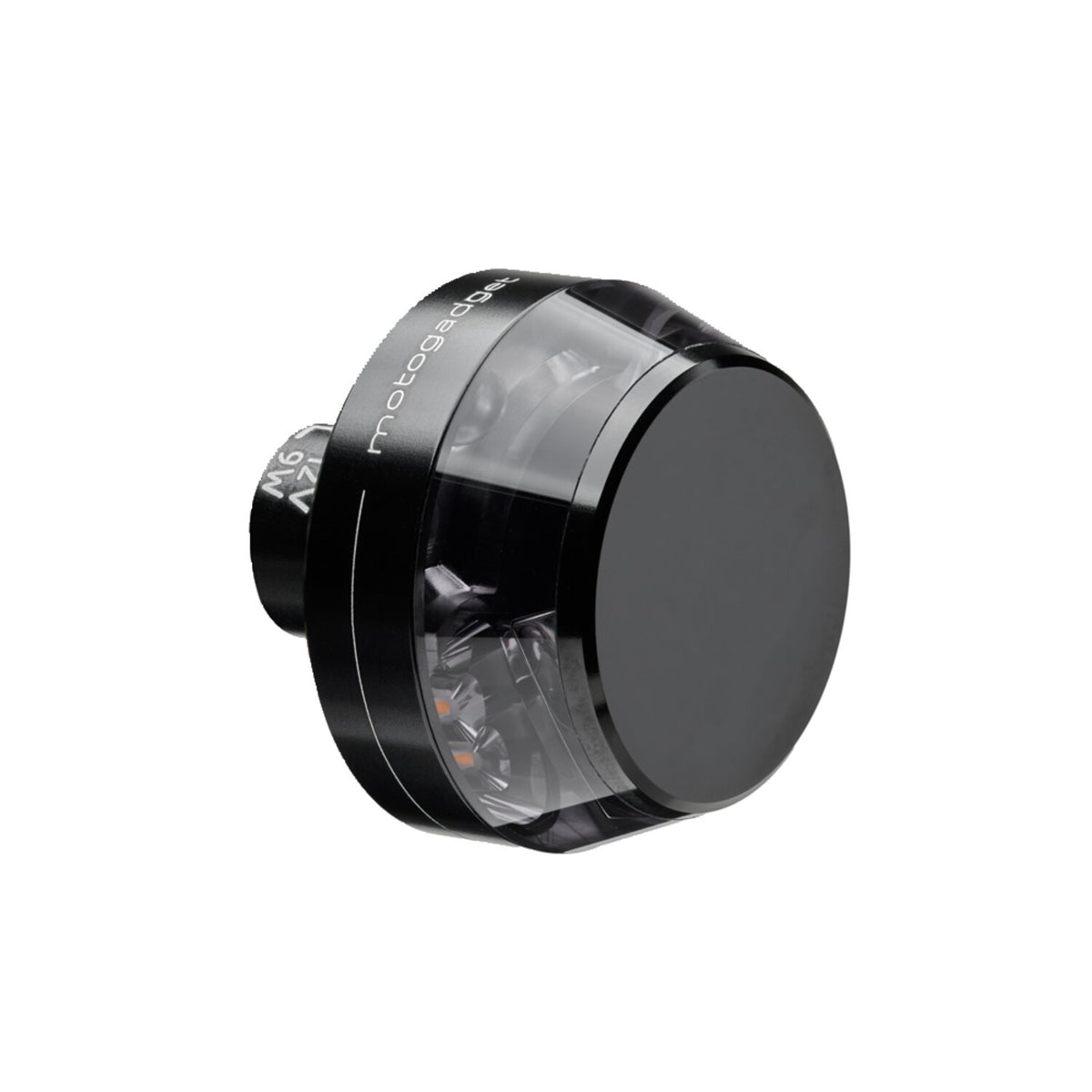 Motogadget, mo.blaze disc Dark LED turn signal. Black, left