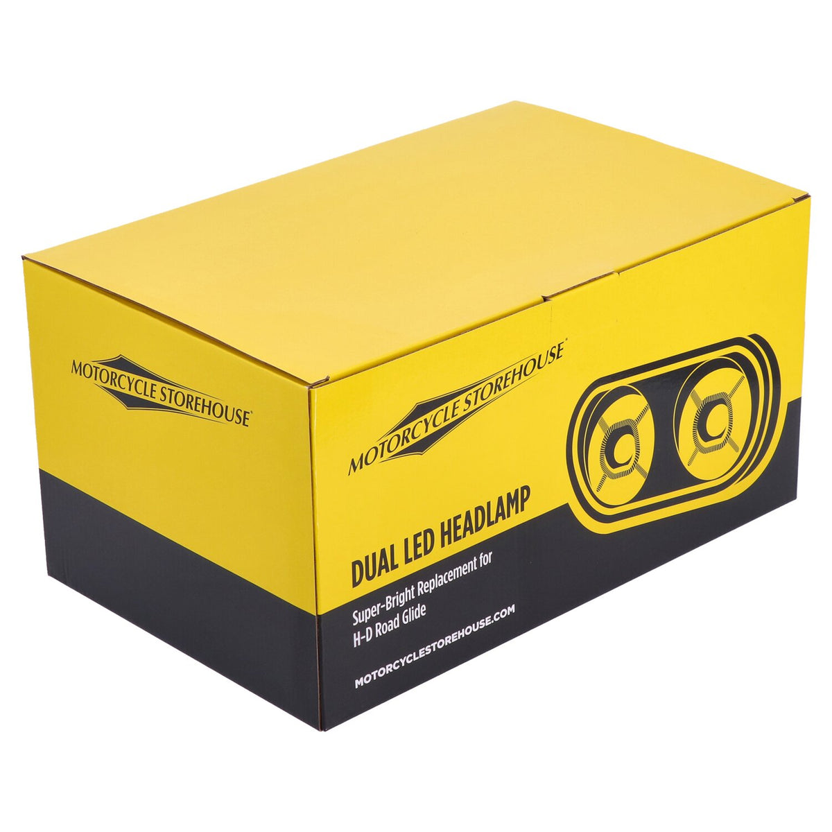 Bright, RG dual LED headlamp unit assembly.