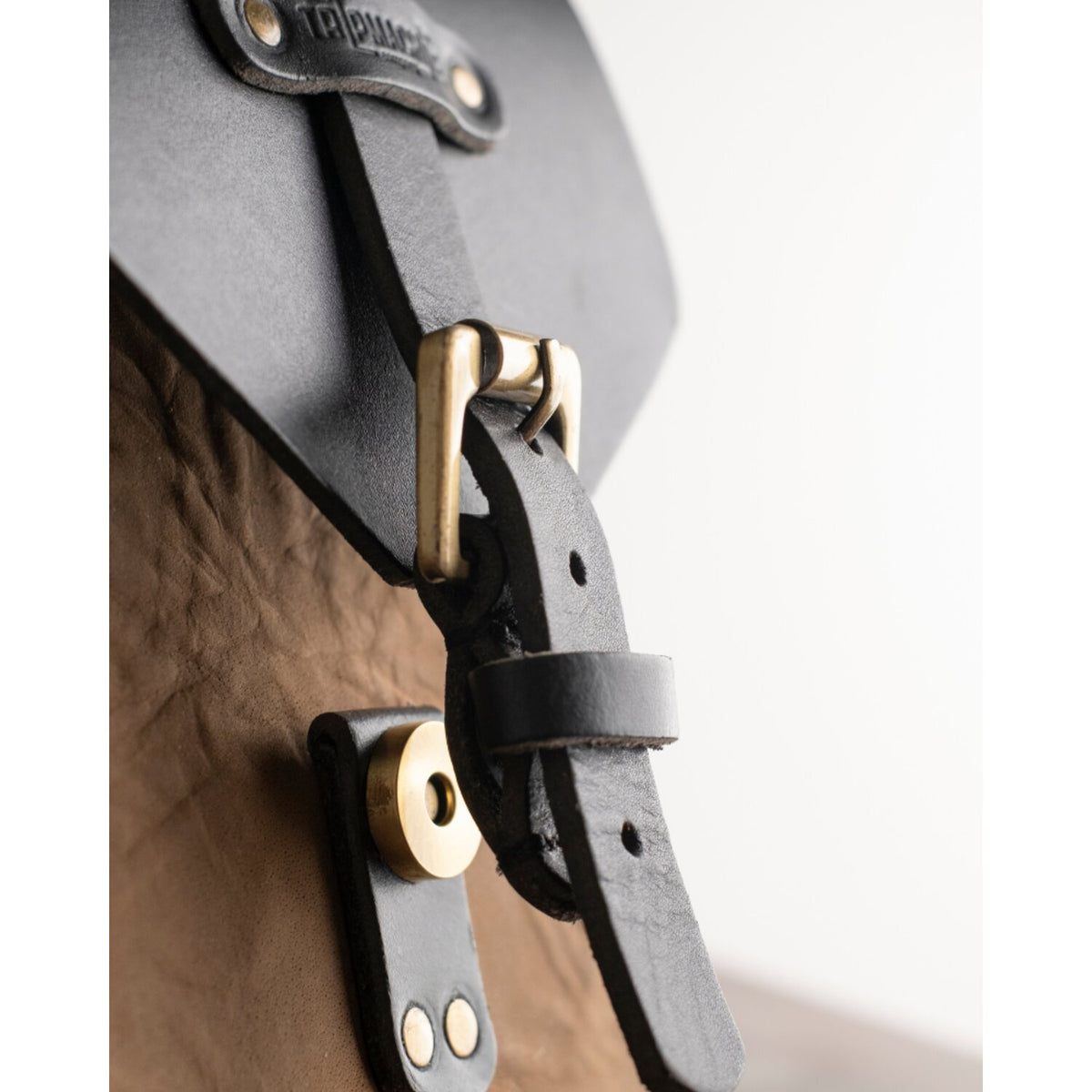 Trip Machine, tank pouch / belt pouch. Tobacco brown