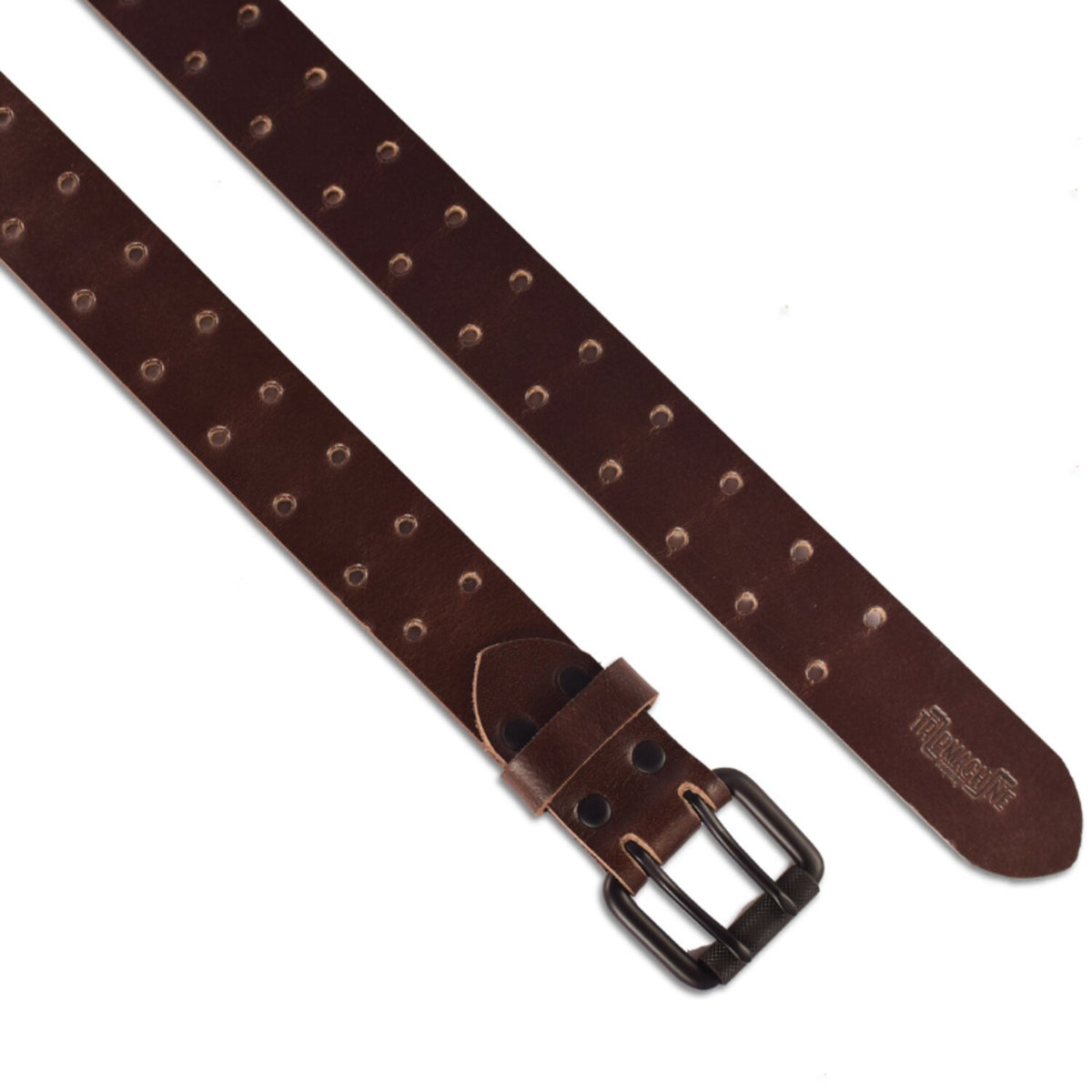 Trip Machine Belt Double pin tobacco brown