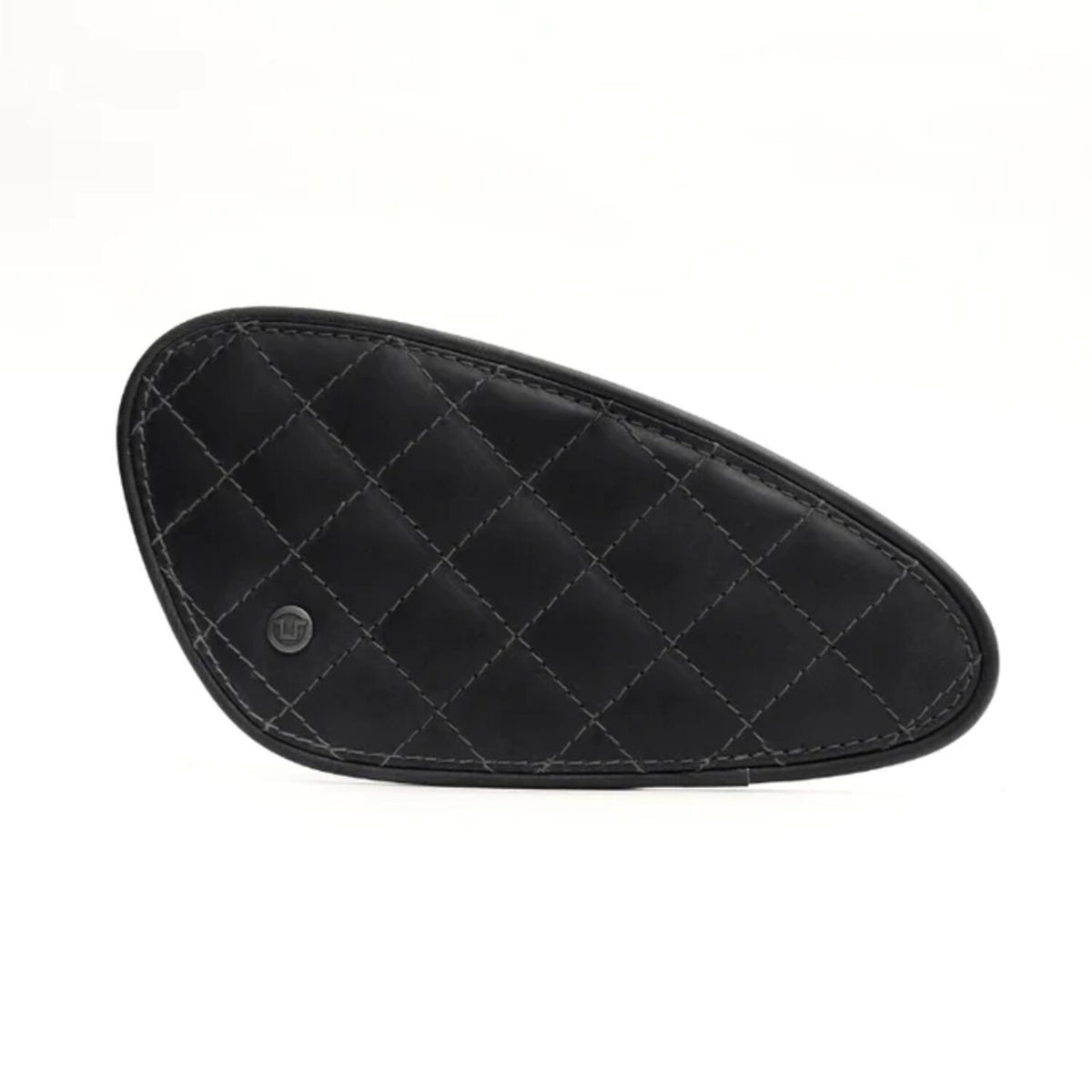Trip Machine, Diamond leather gas tank pad set. Black