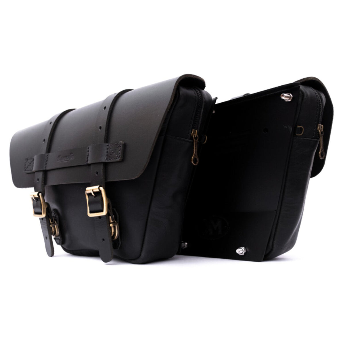 Trip Machine, Wingman side panel bag set. Black