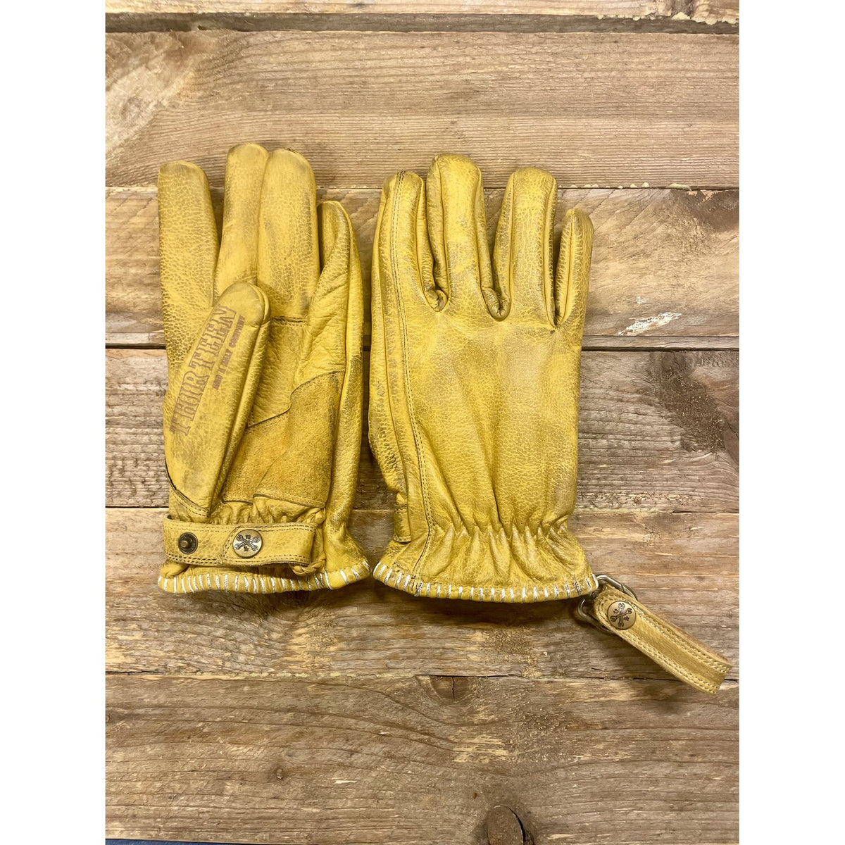 13 1/2 Loud Ride gloves yellow
